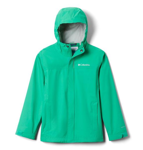 Columbia Watertight Waterproof Jacket Green For Boys NZ70396 New Zealand